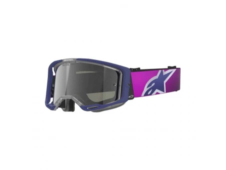 Ochelari cross-enduro ALPINESTARS VISION 8 CORP MIRROR GOGGLE - Mov/Gri/Argintiu | 5101625/3153/TU
