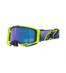 Ochelari cross-enduro ALPINESTARS VISION 8 CORP MIRROR GOGGLE - Mov/Galben fluo