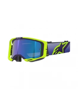 Ochelari cross-enduro ALPINESTARS VISION 8 CORP MIRROR GOGGLE - Mov/Galben fluo