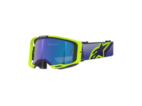 Ochelari cross-enduro ALPINESTARS VISION 8 CORP MIRROR GOGGLE - Mov/Galben fluo | 5101625/3161/TU