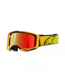 Ochelari cross-enduro ALPINESTARS VISION 8 CORP MIRROR GOGGLE - Negru/Galben/Roz