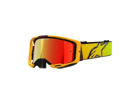 Ochelari cross-enduro ALPINESTARS VISION 8 CORP MIRROR GOGGLE - Negru/Galben/Roz | 5101625/5023/TU