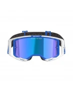 Ochelari cross-enduro ALPINESTARS VISION 8 CORP MIRROR GOGGLE - Alb/Albastru | 5101625/7274/TU