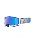 Ochelari cross-enduro ALPINESTARS VISION 8 CORP MIRROR GOGGLE - Alb/Albastru | 5101625/7274/TU
