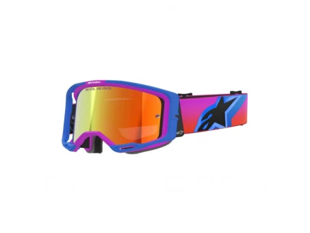 Ochelari cross-enduro ALPINESTARS VISION 8 CORP MIRROR GOGGLE - Albastru/Mov | 5101625/7286/TU