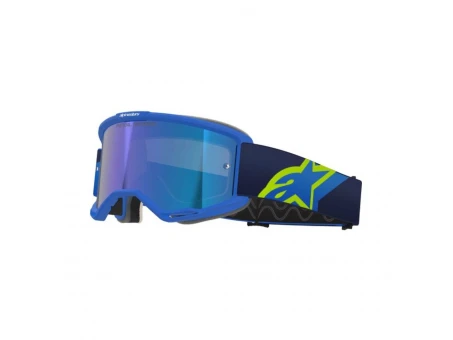 Ochelari cross-enduro Alpinestars Vision 5 Corp Mirror - Albastru/Galben Fluo | 5101825-7288