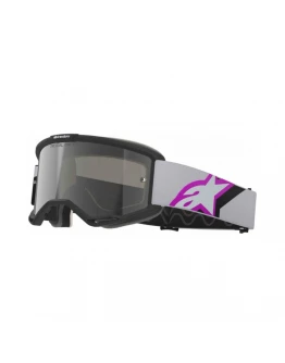 Ochelari cross-enduro Alpinestars Vision 5 Corp Mirror - Gri/Mov/Negru