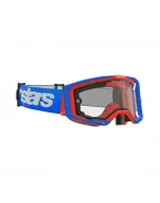 Ochelari cross-enduro ALPINESTARS VISION 8 WORDMARK DUAL PANE GOGGLE - Albastru/Portocaliu | 5102525/7223/TU