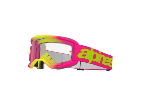 Ochelari cross-enduro ALPINESTARS VISION 5 WORDMARK GOGGLE - Roz Fluo | 5103125-3121