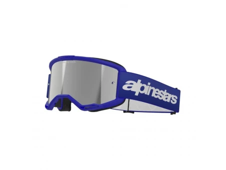 Ochelari cross-enduro ALPINESTARS VISION 3 WORDMARK MIRROR GOGGLE - Albastru | 5103225-7266-OS