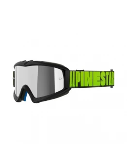Ochelari cross-enduro de copii ALPINESTARS VISION YOUTH HOLLOW MIRROR - Negru/Argintiu