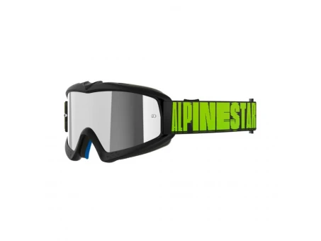 Ochelari cross-enduro de copii ALPINESTARS VISION YOUTH HOLLOW MIRROR - Negru/Argintiu | 5140625/1470/TU