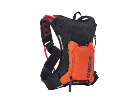 Ghiozdan Hidratare USWE Moto Hydro 3 Factory Orange 3L Backpack + 2L Rezervor - Negru/Portocaliu | 5203090038