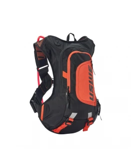 Ghiozdan Hidratare USWE Moto Hydro 8 - 8L + 3L Rezervor Apă - Negru/Portocaliu