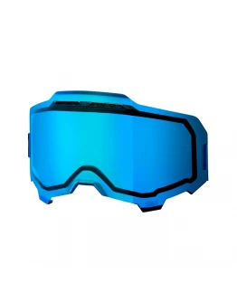 Lentilă oglindă 100% Dual Pane Vented pentru ochelari Armega/Armatic - Albastru
