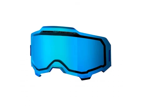 Lentilă oglindă 100% Dual Pane Vented pentru ochelari Armega/Armatic - Albastru | 59053-00001