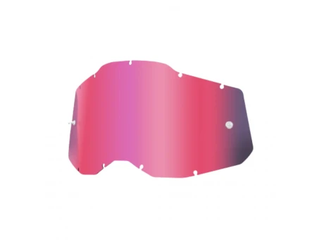 Lentilă ochelari de schimb 100% Racecraft 2 / Accuri 2 / Strata 2 - Roz | 59078-00006