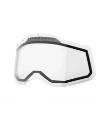 Lentilă ochelarii de schimb 100% Racecraft 2/Accuri 2/Strata 2 - Transparent