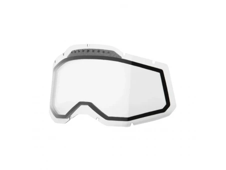 Lentilă ochelarii de schimb 100% Racecraft 2/Accuri 2/Strata 2 - Transparent | 59082-00001