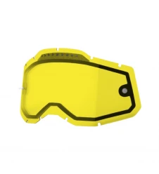 Lentilă ochelarii de schimb 100% Racecraft 2/Accuri 2/Strata 2 - Galben