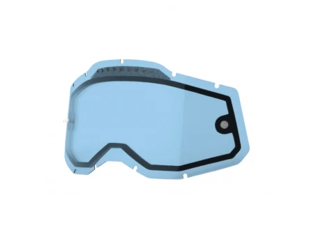 Lentilă ochelarii de schimb 100% Racecraft 2/Accuri 2/Strata 2 - Albastru | 59082-00004