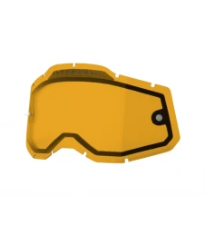 Lentilă ochelarii de schimb 100% Racecraft 2/Accuri 2/Strata 2 - Auriu