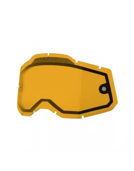 Lentilă ochelarii de schimb 100% Racecraft 2/Accuri 2/Strata 2 - Auriu