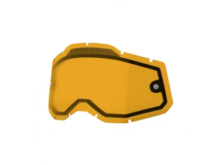 Lentilă ochelarii de schimb 100% Racecraft 2/Accuri 2/Strata 2 - Auriu | 59082-00006