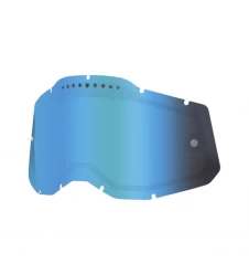 Lentilă ochelarii de schimb 100% Racecraft 2/Accuri 2/Strata 2, Oglinda - Albastru