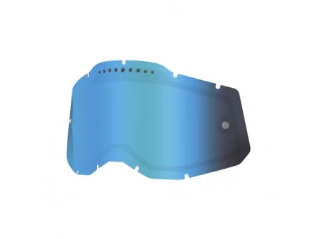 Lentilă ochelarii de schimb 100% Racecraft 2/Accuri 2/Strata 2, Oglinda - Albastru | 59083-00002