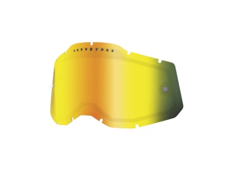 Lentilă ochelarii de schimb 100% Racecraft 2/Accuri 2/Strata 2, Oglinda  - Auriu | 59083-00004