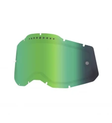 Lentilă ochelarii de schimb 100% Racecraft 2/Accuri 2/Strata 2, Oglinda - Verde