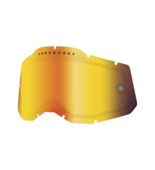 Lentilă ochelarii de schimb 100% Racecraft 2/Accuri 2/Strata 2, Oglinda - Rosu