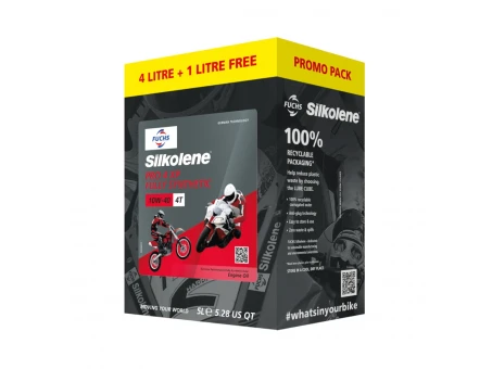 Ulei motor SILKOLENE FUCHS PRO 4 XP 10W40 100% Sintetic Ester - 5L (4L + 1L gratuit) | 602196941