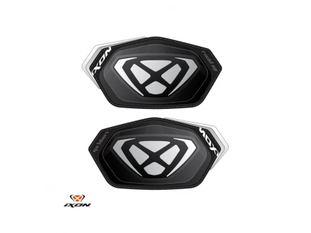 Set slidere genunchi Ixon model Knee Slider Race 2.0 – Negru/alb | 6053040031015