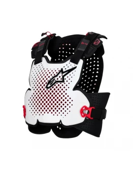 Armura piept si spate ALPINESTARS A-4 PLASMA - Negru/Rosu/Alb