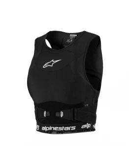 Armură piept și spate femei Alpinestars Stella PLASMA - Negru/Alb