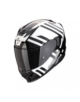 Casca integrala SCORPION EXO-520 EVO AIR BANSHEE - Alb perlat,Negru