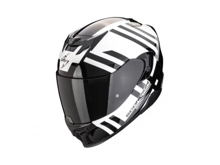 Casca integrala SCORPION EXO-520 EVO AIR BANSHEE - Alb perlat/Negru