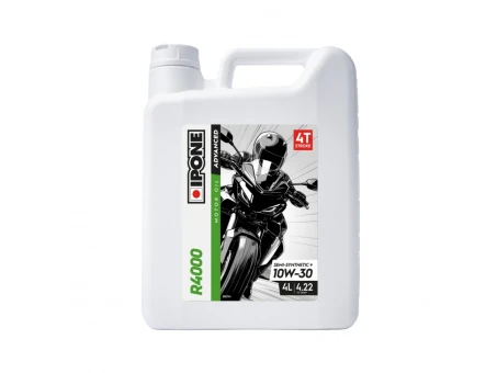 Ulei motor IPONE R4000 10W30 Semi-Sintetic Plus Ester MA2 4T - 4L | 801130IP