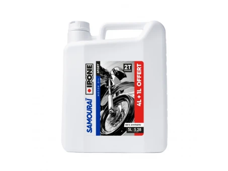 Ulei motor IPONE SAMOURAI  2T 100% Sintetic Ester - 5L | 801181IP