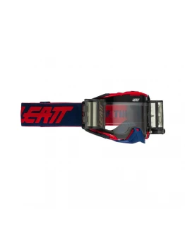 Ochelari cross-enduro LEATT Velocity 6.5 ROLL-OFF RED/BLUE LENS CLEAR 83% - Albastru/Rosu