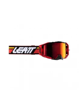 Ochelari cross-enduro LEATT Velocity 6.5 IRIZ GOGGLE RED RED 28% - Rosu/Negru