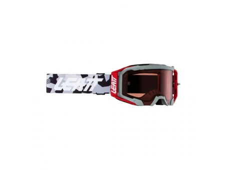 Ochelari cross-enduro LEATT Velocity 5.5 FORGE ROSE UC 32% - Gri/Rosu/Negru