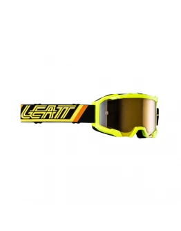 Ochelari cross-enduro LEATT Velocity 4.5 IRIZ CITRUS BRONZE UC 68%  - Negru/Galben/Portocaliu