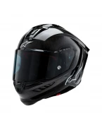 Cască integrală sport Alpinestars Supertech R10 Carbon Solid - Negru | 8200124/1902