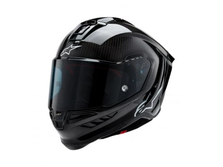 Cască integrală sport Alpinestars Supertech R10 Carbon Solid - Negru | 8200124/1902