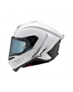 Cască integrală sport Alpinestars Supertech R10 Carbon Solid - Alb | 8200124/2170