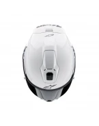 Cască integrală sport Alpinestars Supertech R10 Carbon Solid - Alb | 8200124/2170