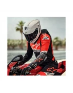 Cască integrală sport Alpinestars Supertech R10 Carbon Solid - Alb | 8200124/2170